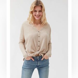 UO JoJo Oversized Thermal Sweater